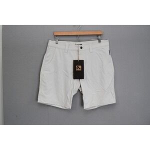 FLYLOW Mens Hot Tub 9.5 Shorts Cloud Size 34 Casual Outdoor White New